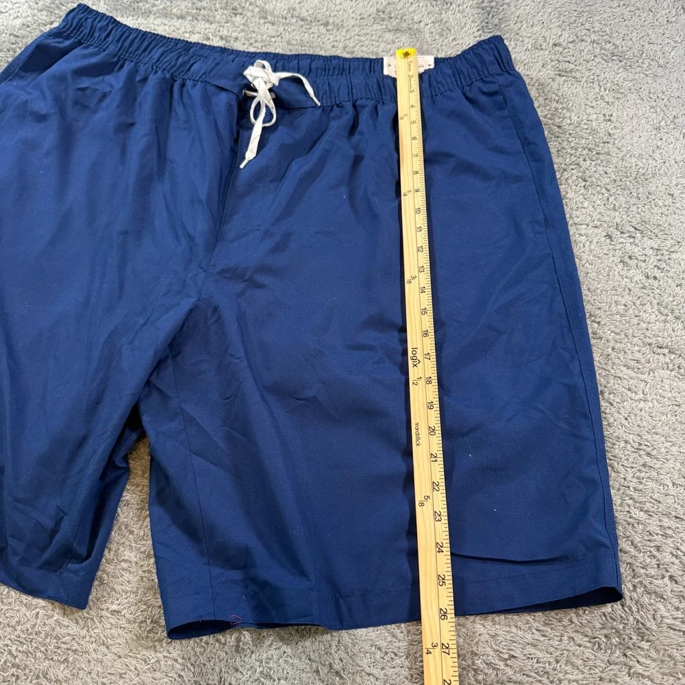 St John's Bay Mens Swim Shorts 4XLT Blue Cargo Pocket 11 Inseam UPF 50+ NEW